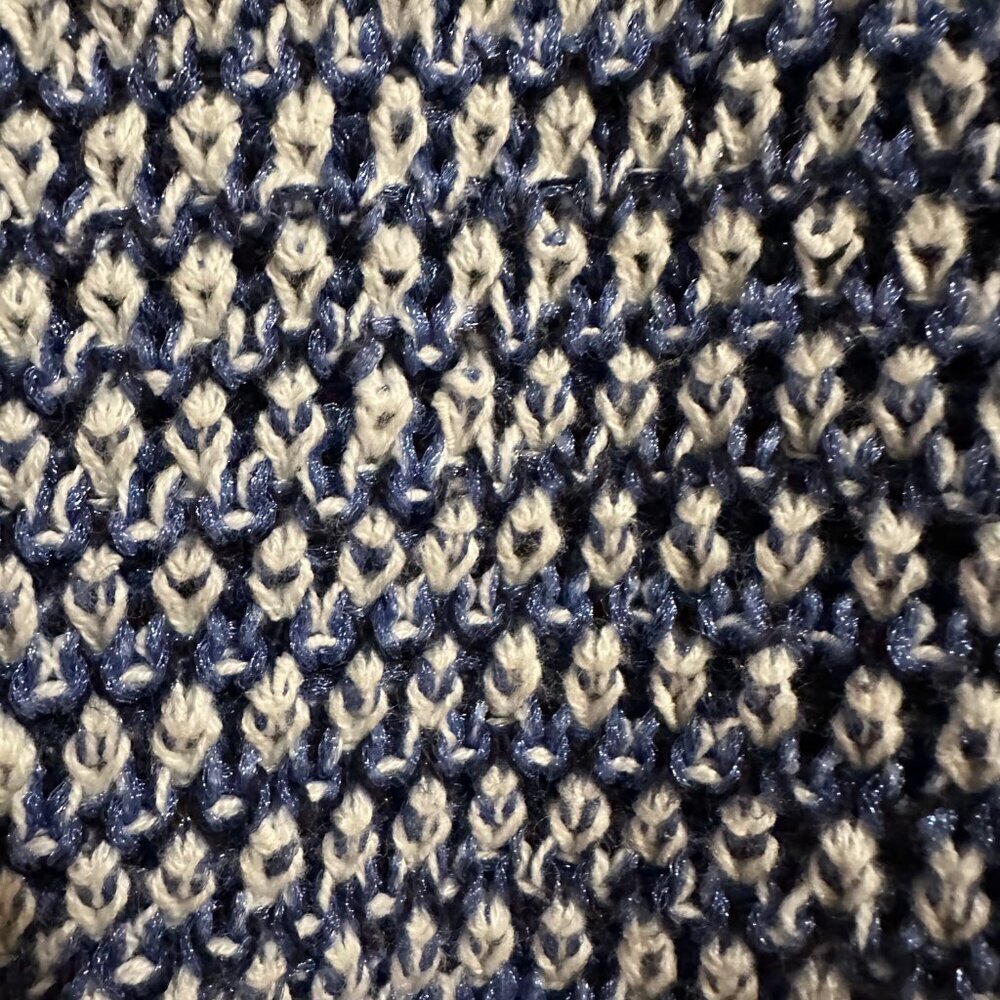 Talbots Mixed Texture Sweater Jacket, Biscayne Bl… - image 8